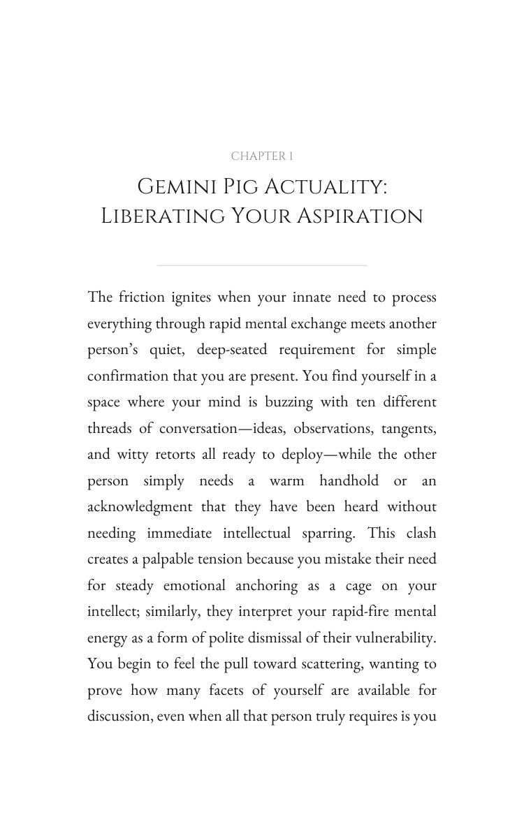 Gemini Pig: Love Relationships Mastery Path interior preview