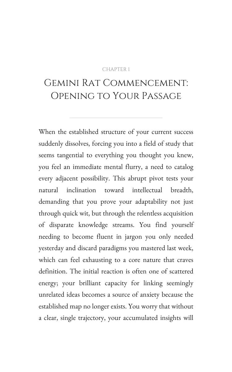 Gemini Rat Career Success Integration: Discover Your Flame interior preview