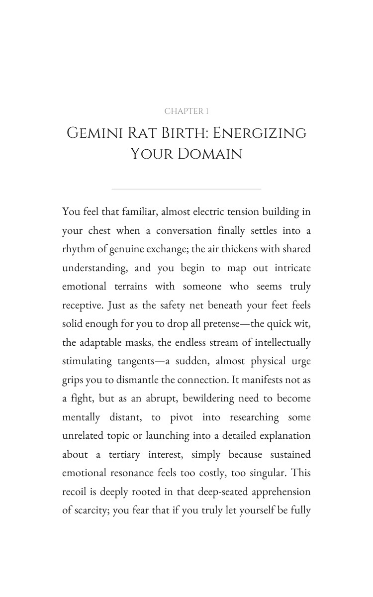 Gemini Rat Love Relationships Encyclopedia: Your Flame Strategy interior preview