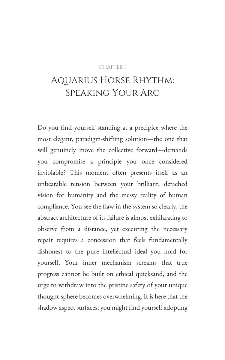 Leadership Code: Aquarius Horse interior preview