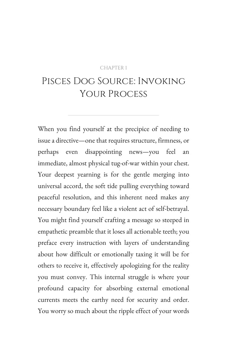 Leadership Code: Pisces Dog interior preview