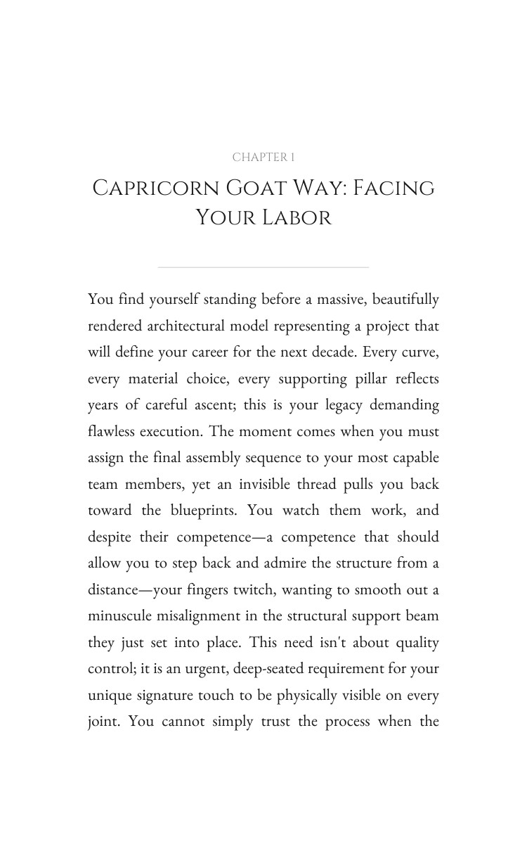 Leadership Experience: Capricorn Goat interior preview