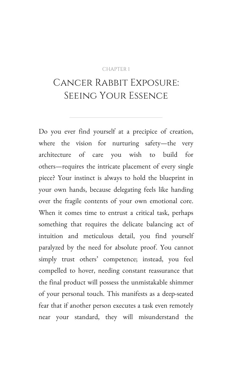 Leadership Solution for Cancer Rabbit: Discover Your Longing interior preview