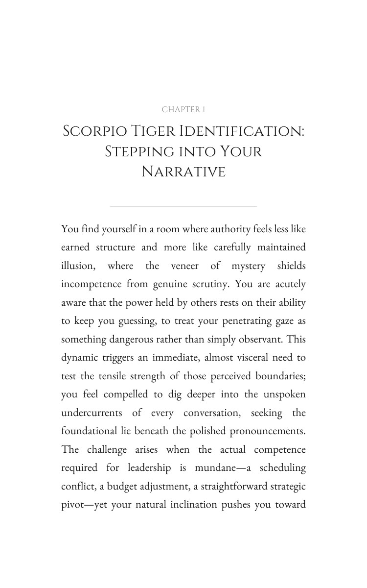 Leadership System: Scorpio Tiger interior preview