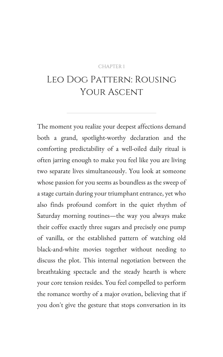 Leo Dog: Love Relationships Excellence interior preview