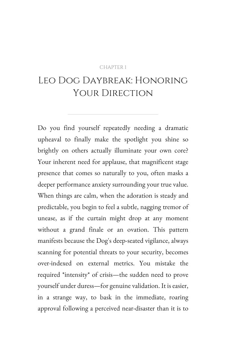 Leo Dog Personal Growth Workbook: Engineer Your Spark interior preview