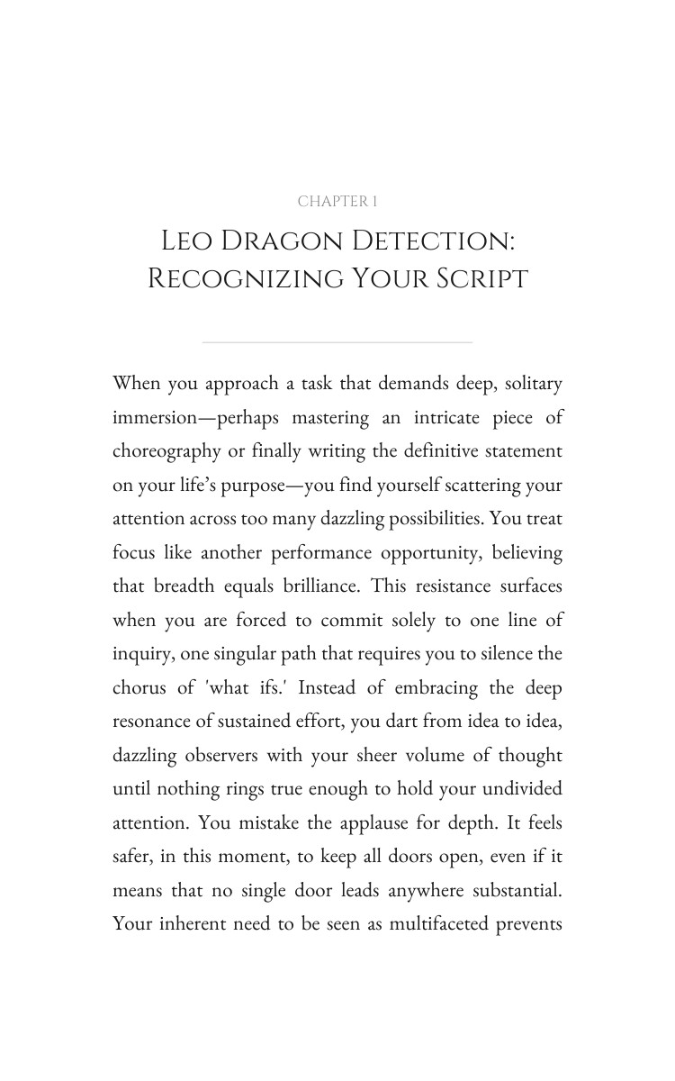 Leo Dragon Mastery: Personal Growth interior preview