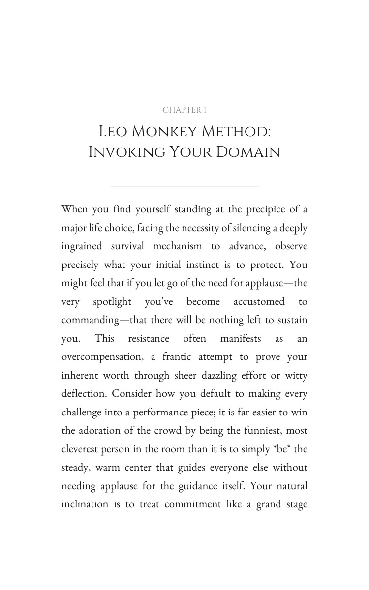 Leo Monkey Personal Growth Power Guide: Expand Your Calling interior preview