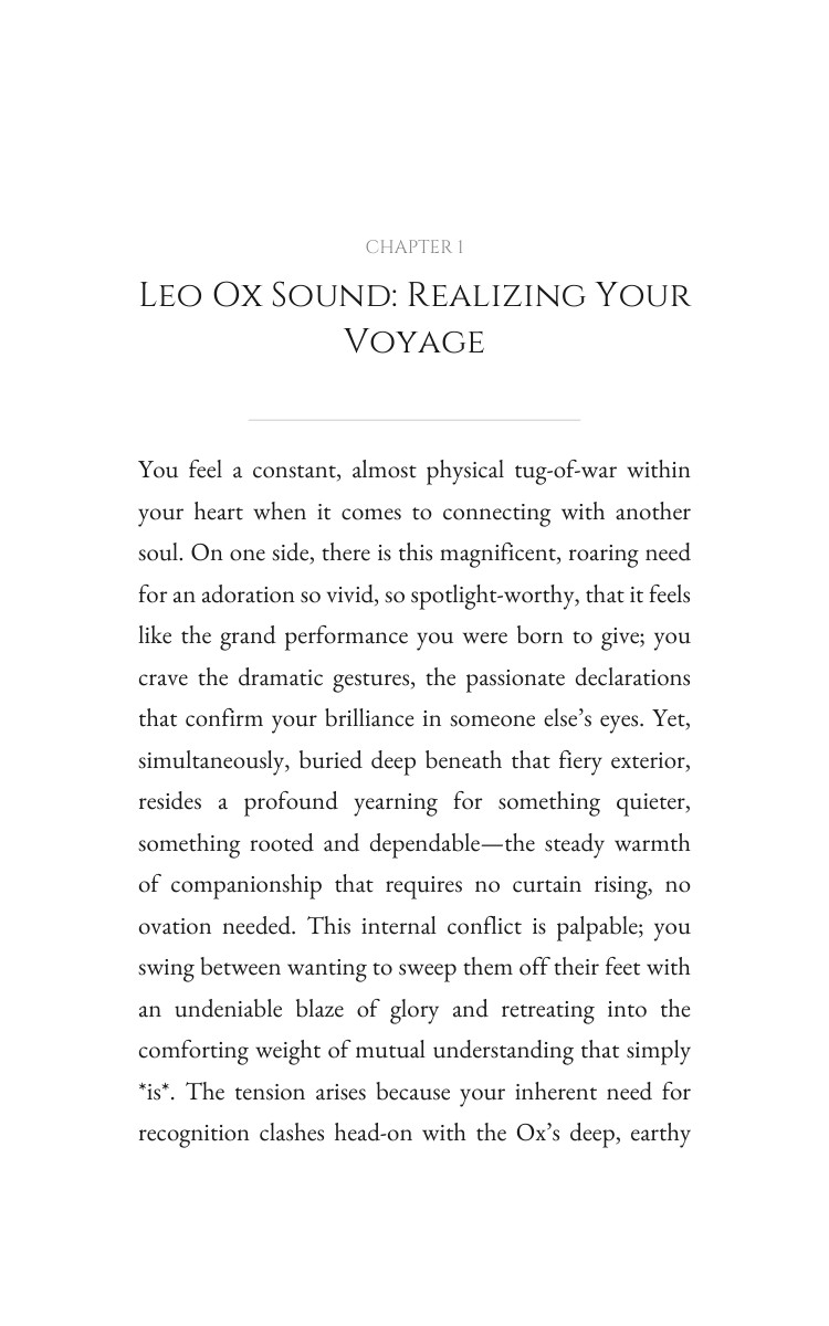 Leo Ox Love Relationships Guide: Your Flame Constructed interior preview