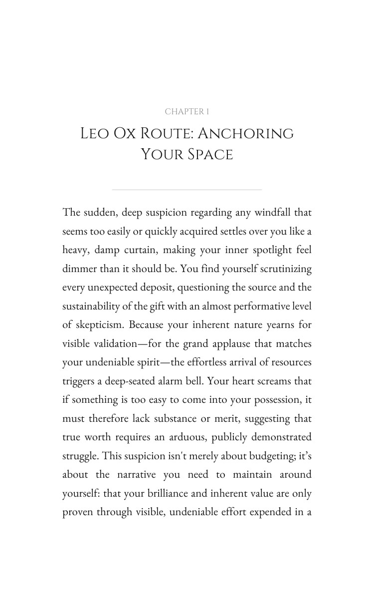 Leo Ox Money Wealth Power Guide: Your Essence Refined interior preview