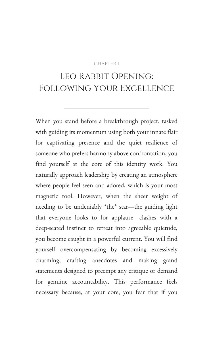 Leo Rabbit Career Success Cornerstone: Finesse Your Development interior preview