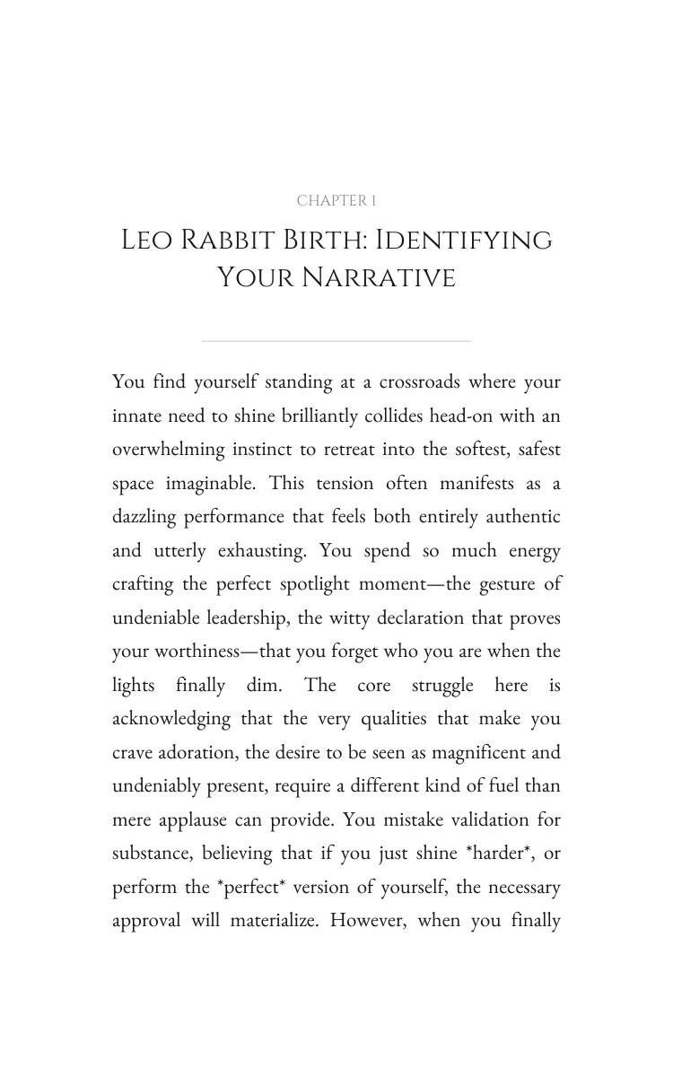 Leo Rabbit Personal Growth System: Target Your Soul interior preview
