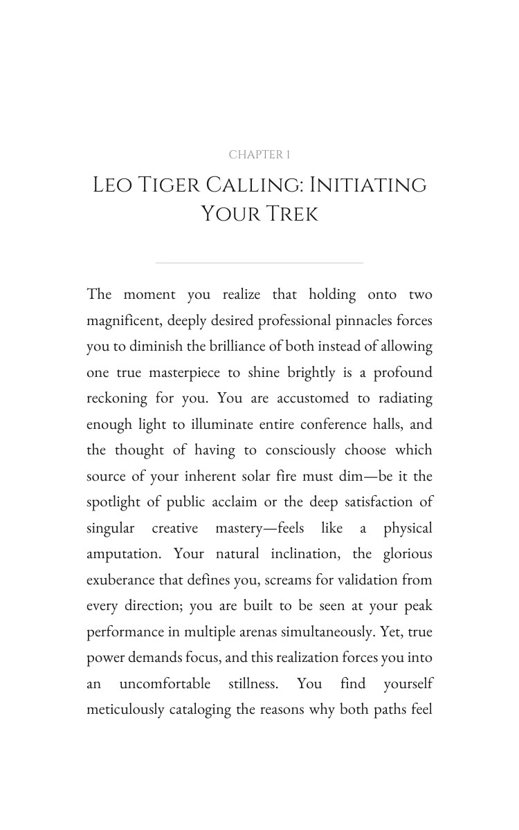 Leo Tiger: Your Career Success Mastery interior preview