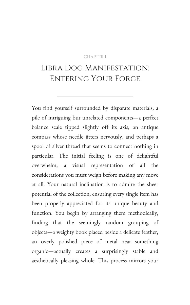 Libra Dog Personal Growth Revolution: Architect Your Power interior preview