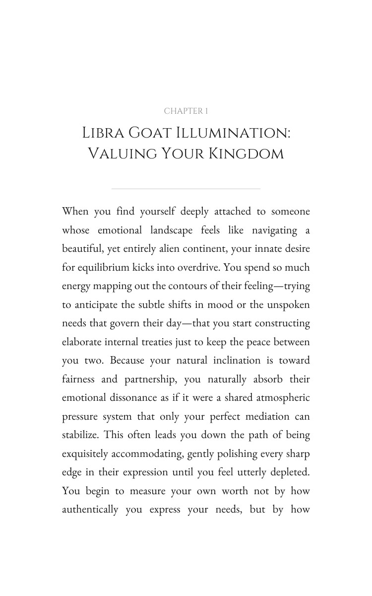 Libra Goat Love Relationships Wisdom: Your Shift Streamlined interior preview