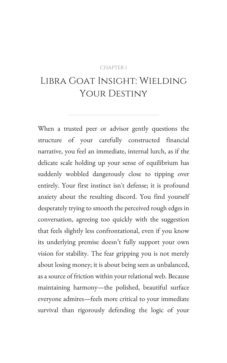 Libra Goat Money Wealth Field Guide: Your Core Consolidated interior preview
