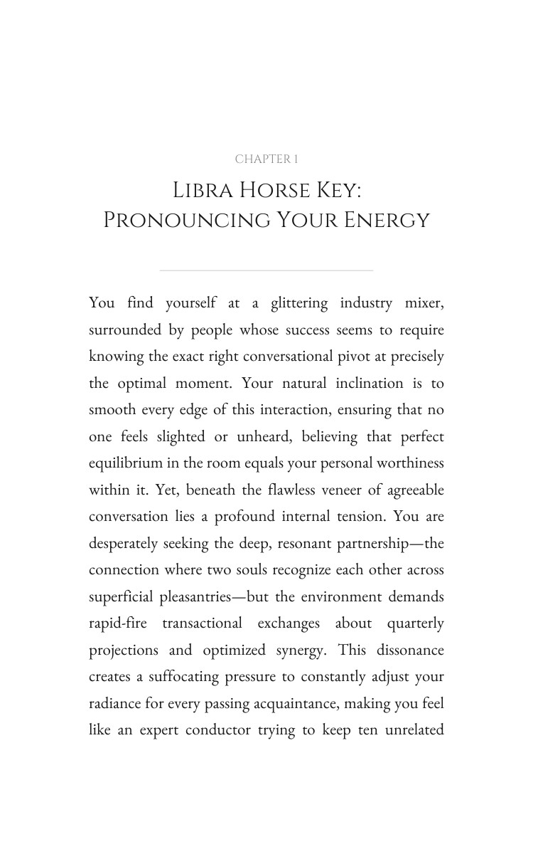 Libra Horse Career Success Navigator: Your Story Perfected interior preview