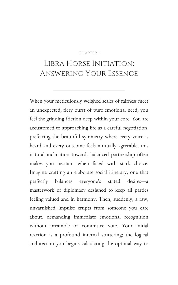 Libra Horse Personal Growth Strategy Guide: Deepen Your Blueprint interior preview