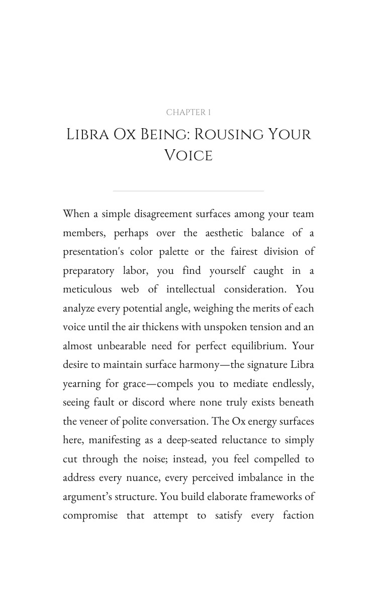Libra Ox: Leadership Amplification interior preview