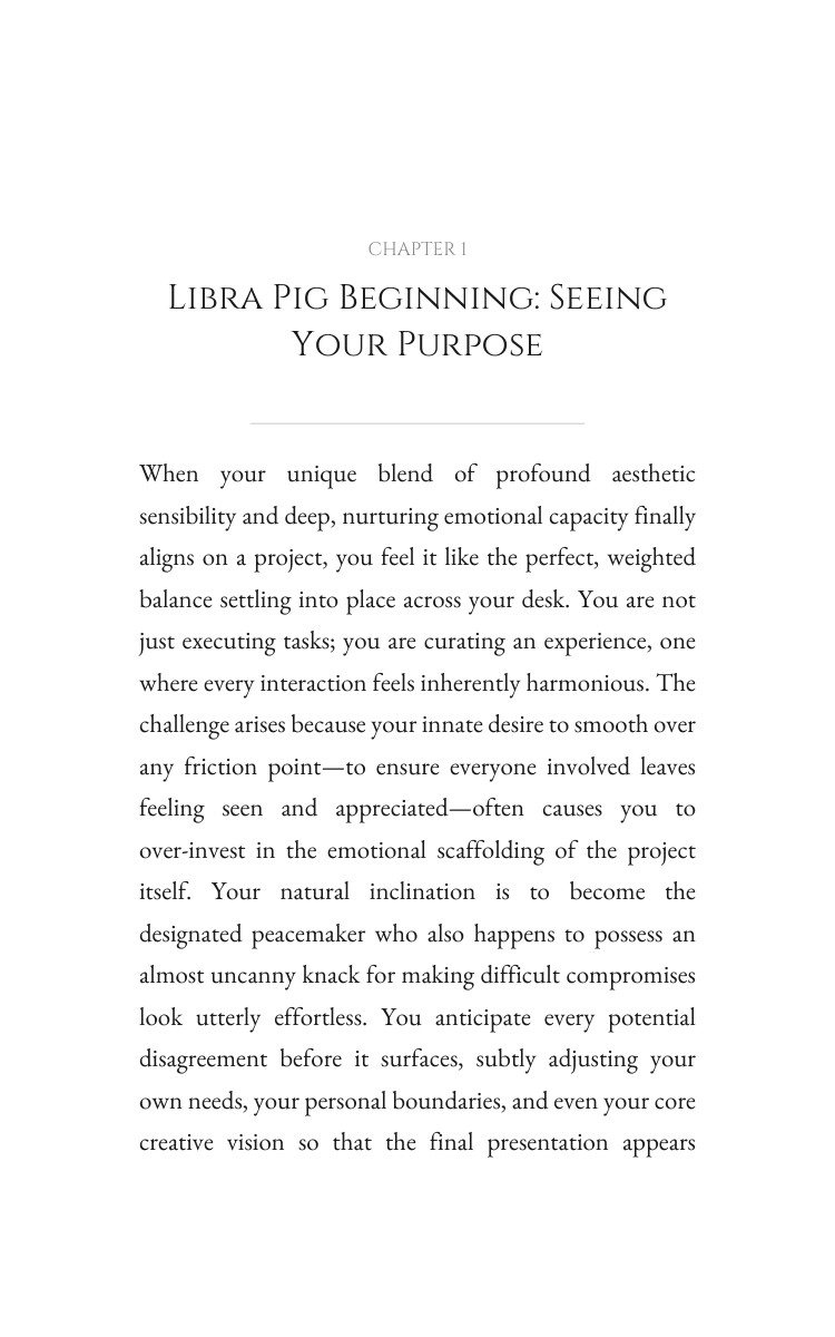 Libra Pig Career Success Keystone: Your Method Embodied interior preview