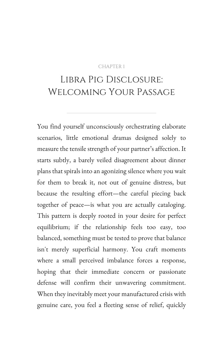 Libra Pig: Love Relationships Activation interior preview