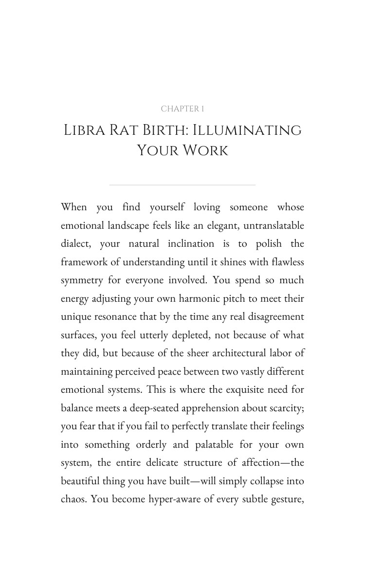 Libra Rat: Love Relationships Strategies interior preview