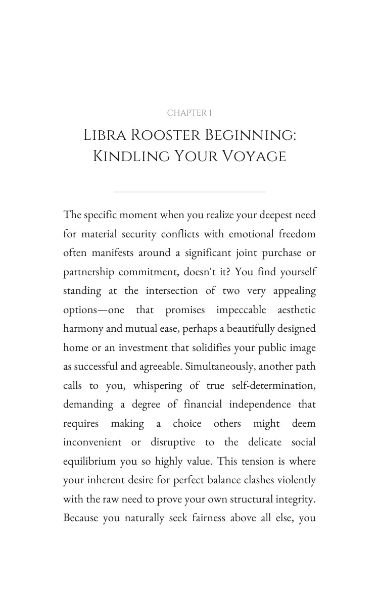 Libra Rooster Mastery: Money Wealth interior preview