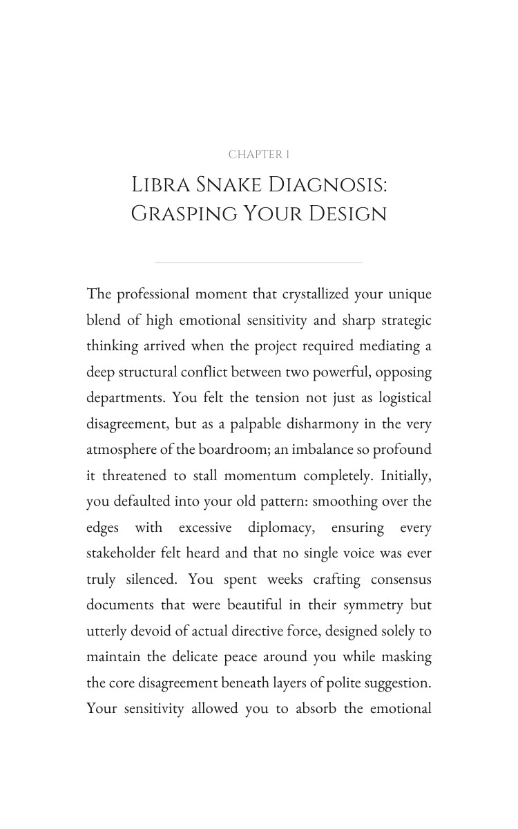 Libra Snake Career Success Manual: Your Hunt Focused interior preview