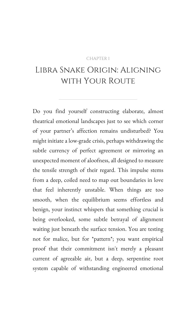 Libra Snake Love Relationships Navigator: Your Rise Crystallized interior preview