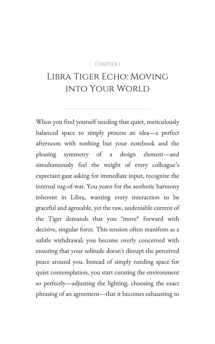 Libra Tiger Career Success Integration: Your Journey Strengthened interior preview