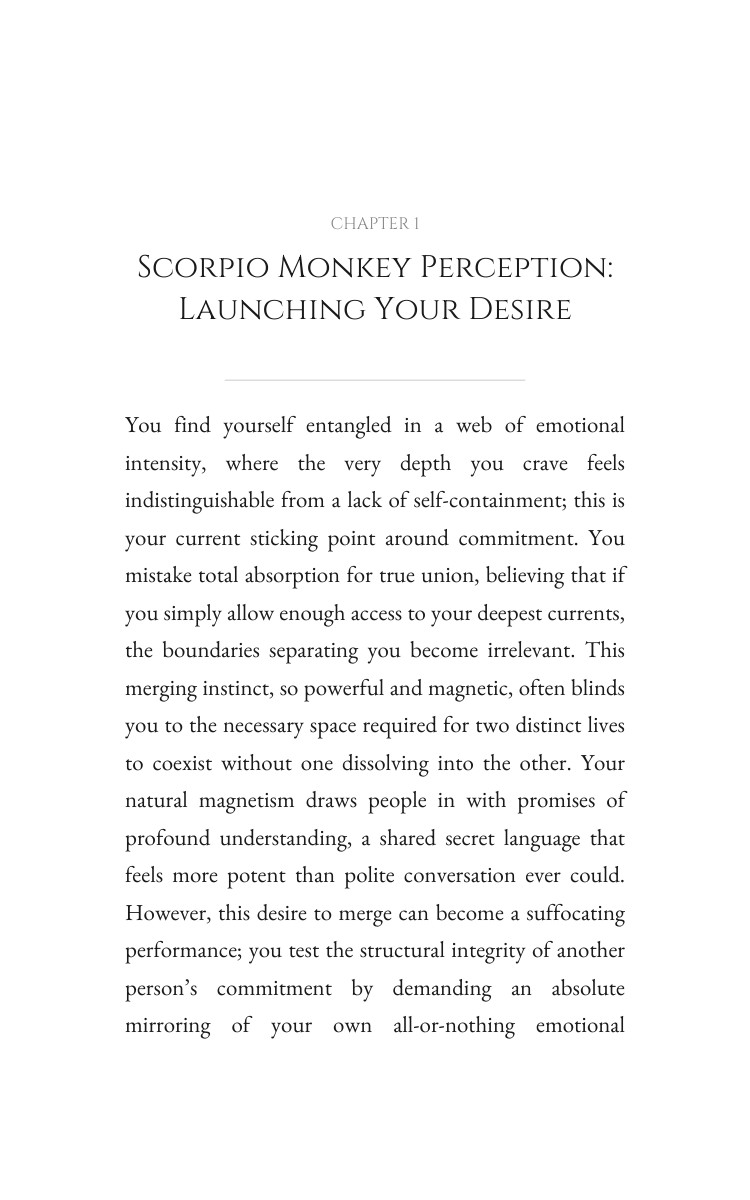 Love Relationships Mastery: Scorpio Monkey interior preview
