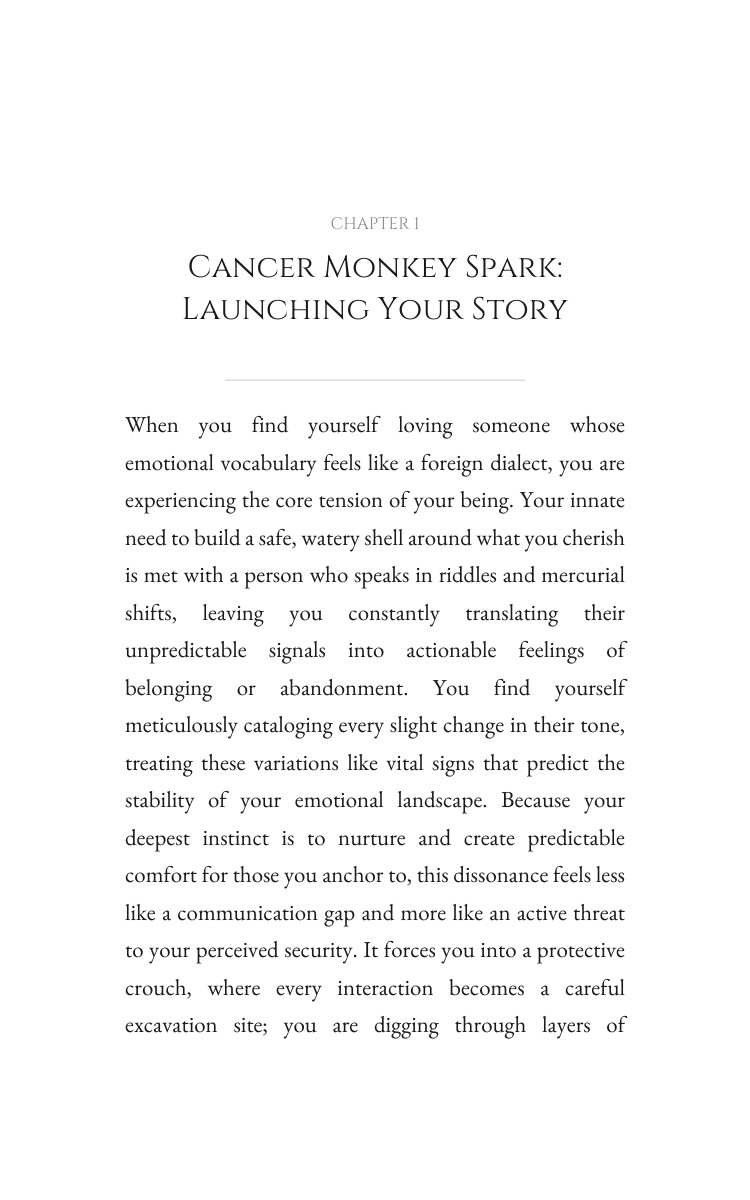 Love Relationships Method for Cancer Monkey: Your Calling Conducted interior preview