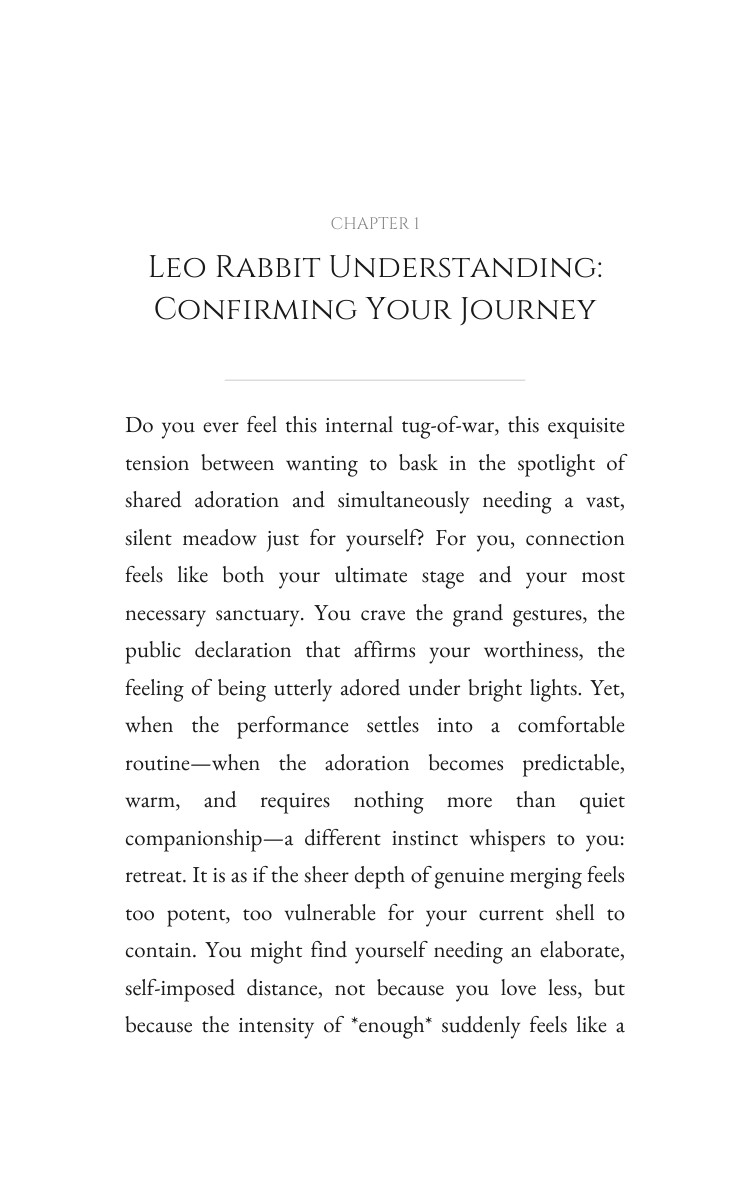 Love Relationships Resource: Leo Rabbit interior preview