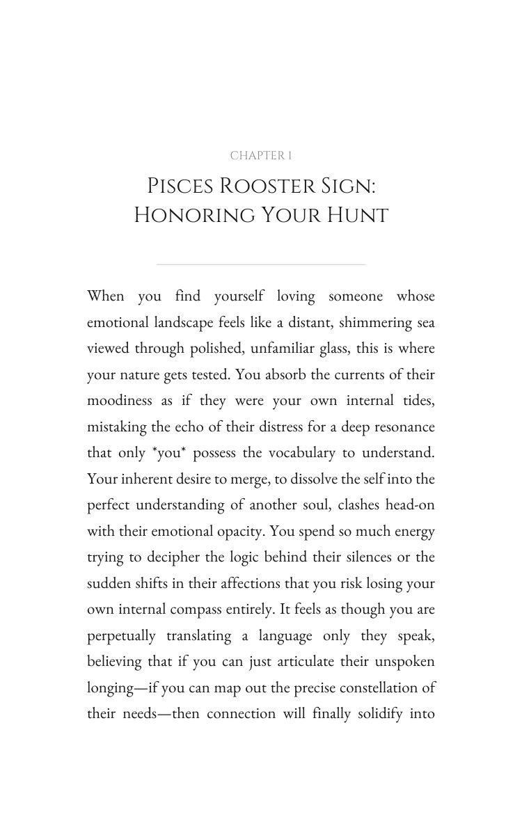 Love Relationships Toolkit for Pisces Rooster: Your Calling Energized interior preview