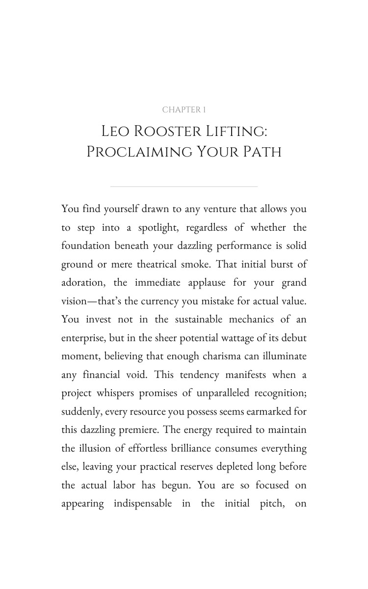 Money Wealth Blueprint for Leo Rooster: Upgrade Your Blueprint interior preview