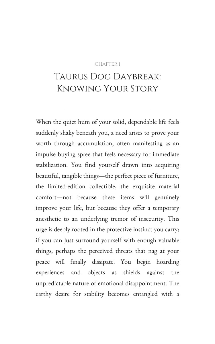 Money Wealth Manual for Taurus Dog: Your Excellence Evolved interior preview