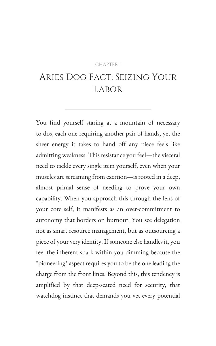 Money Wealth Mastery: Aries Dog interior preview