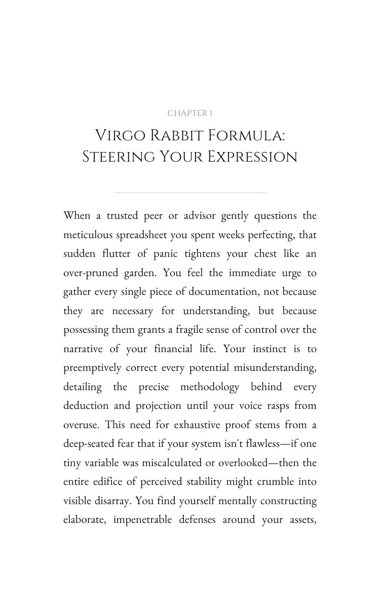 Money Wealth Mastery: Virgo Rabbit interior preview