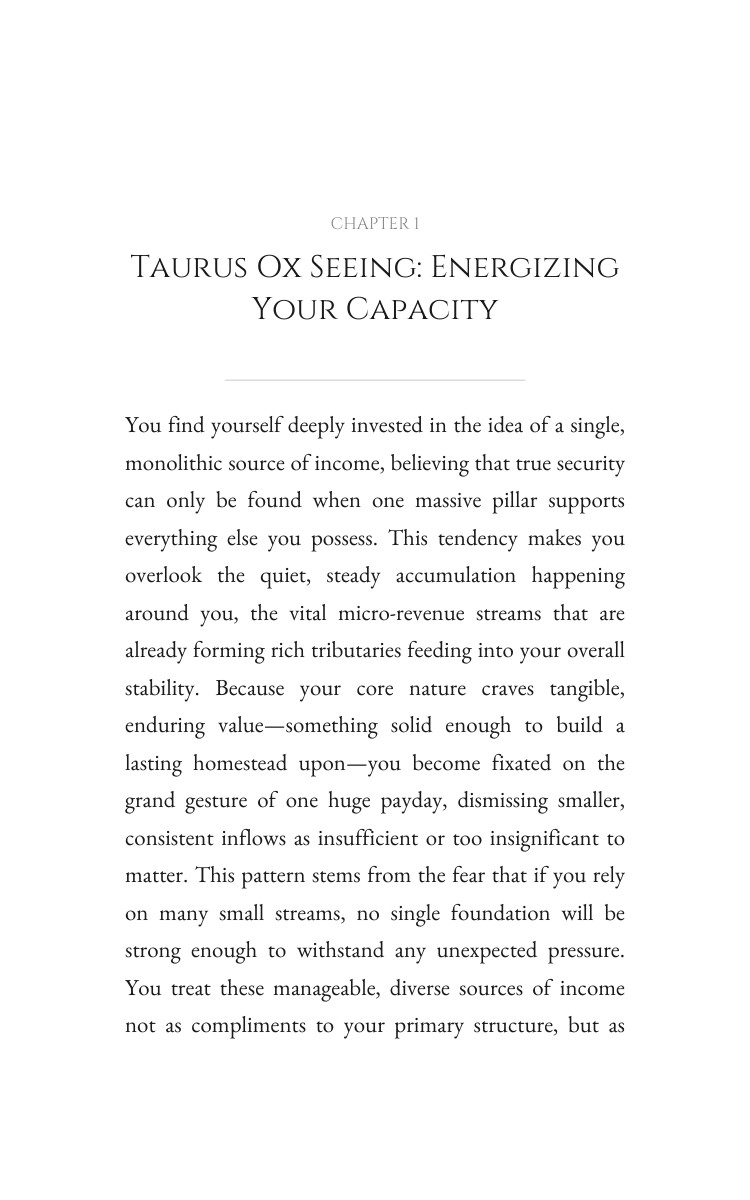Money Wealth Path for Taurus Ox: Accelerate Your Growth interior preview