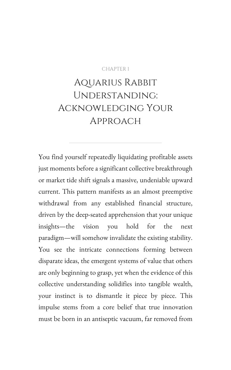 Money Wealth Playbook: Aquarius Rabbit interior preview