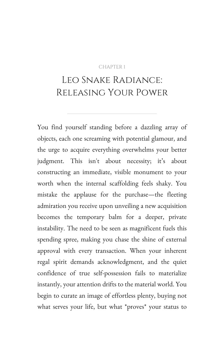 Money Wealth Playbook: Leo Snake interior preview