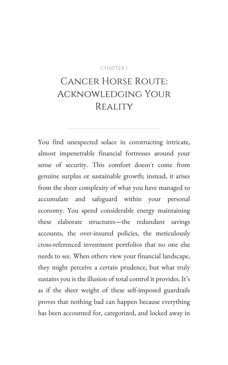 Money Wealth Protocol: Cancer Horse interior preview