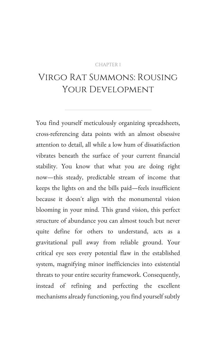 Money Wealth Resource: Virgo Rat interior preview