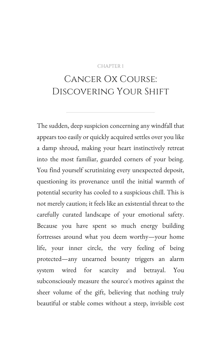 Money Wealth Solution for Cancer Ox: Your Route Manifested interior preview