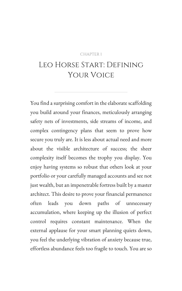 Money Wealth System: Leo Horse interior preview