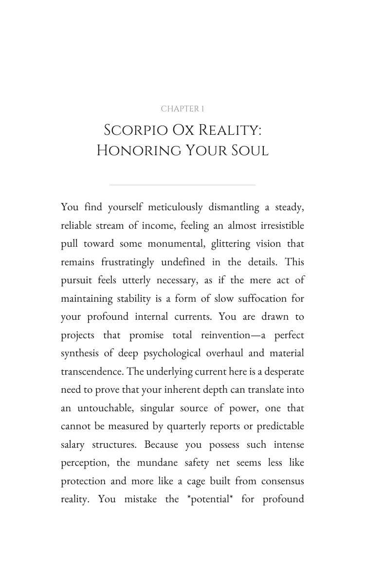 Money Wealth System: Scorpio Ox interior preview
