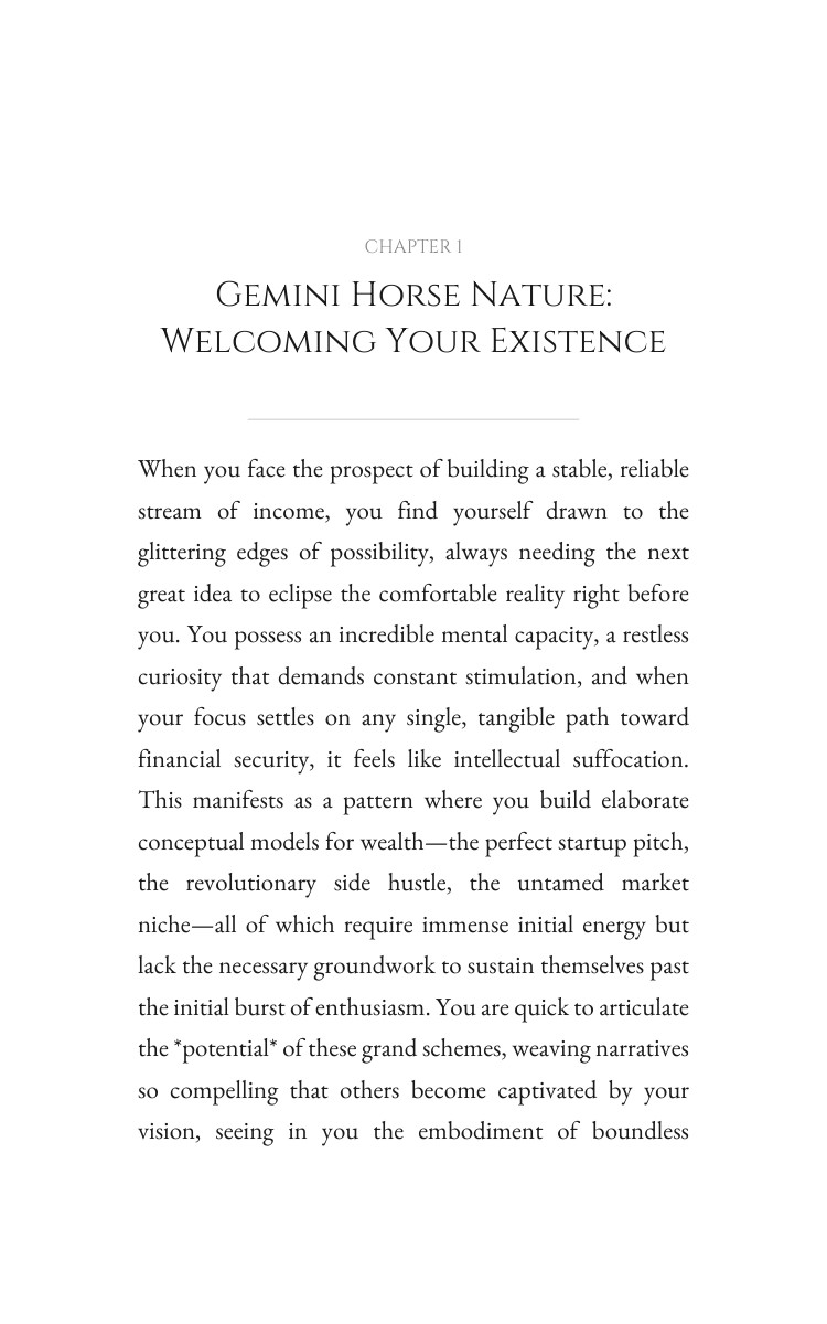 Money Wealth Toolkit for Gemini Horse: Structure Your Quest interior preview