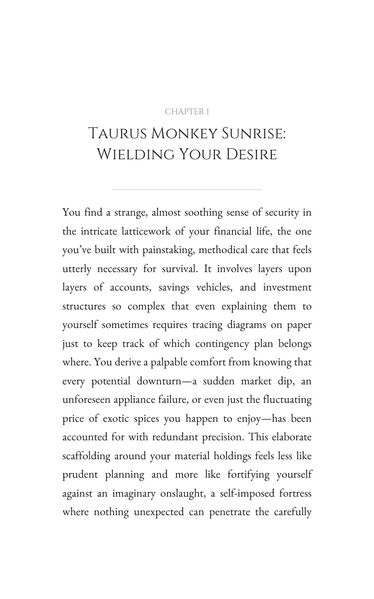 Money Wealth Way: Taurus Monkey interior preview