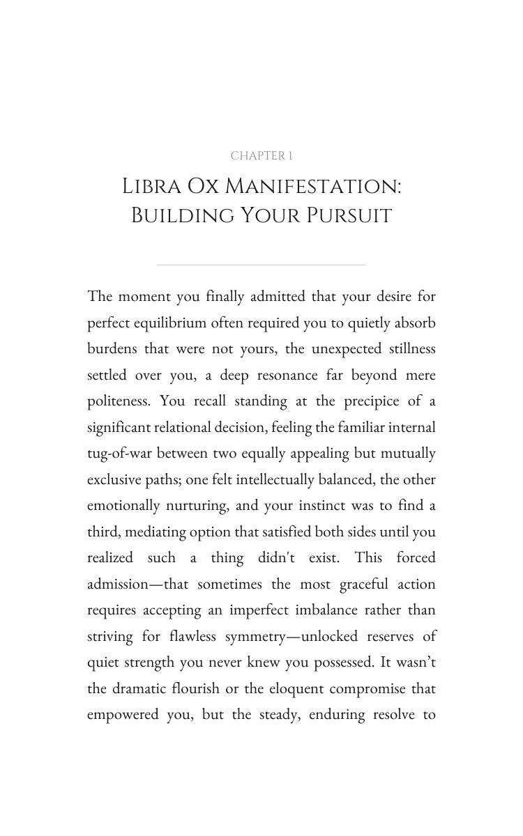 Personal Growth Experience: Libra Ox interior preview
