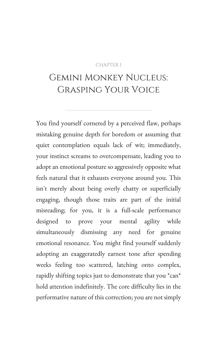 Personal Growth Guide for Gemini Monkey: Your Work Strategy interior preview